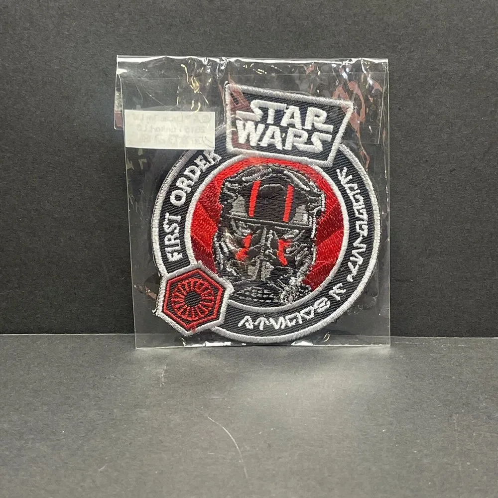 Star Wars First Order Patch Smuggler's Bounty Tie Fighter Pilot Iron On Funko